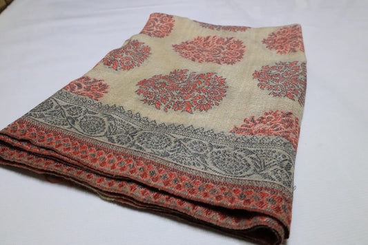 Rust Motif Heritage Shawl
