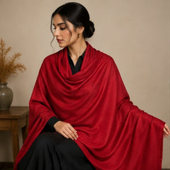 Plain Pashmina-Red