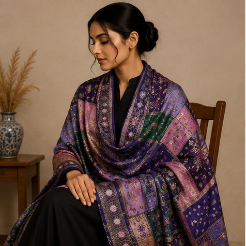Meena kari shawl