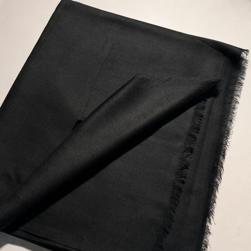 Plain shawl-Black