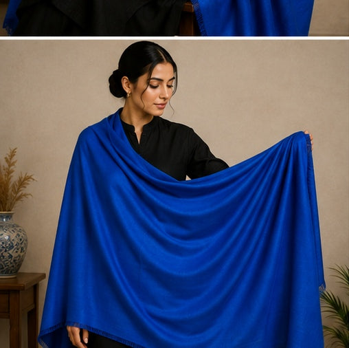 Plain pashmina -Royal Blue