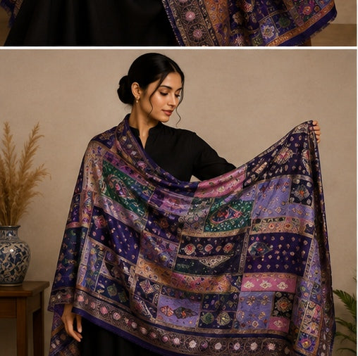 Meena kari shawl
