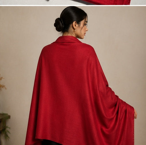 Plain Pashmina-Red