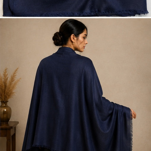 Plain pashmina -Blue