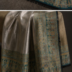 Moonlight -4side kani border light pashmina