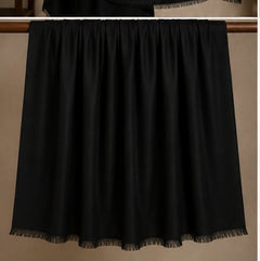 Plain shawl-Black