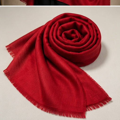 Plain Pashmina-Red