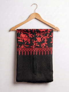 Pashmina purmatan ari work jall full size shawl 2.5 gaz