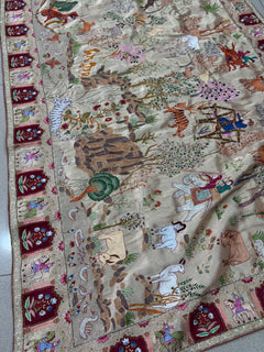 Premium handmade silk doppatta