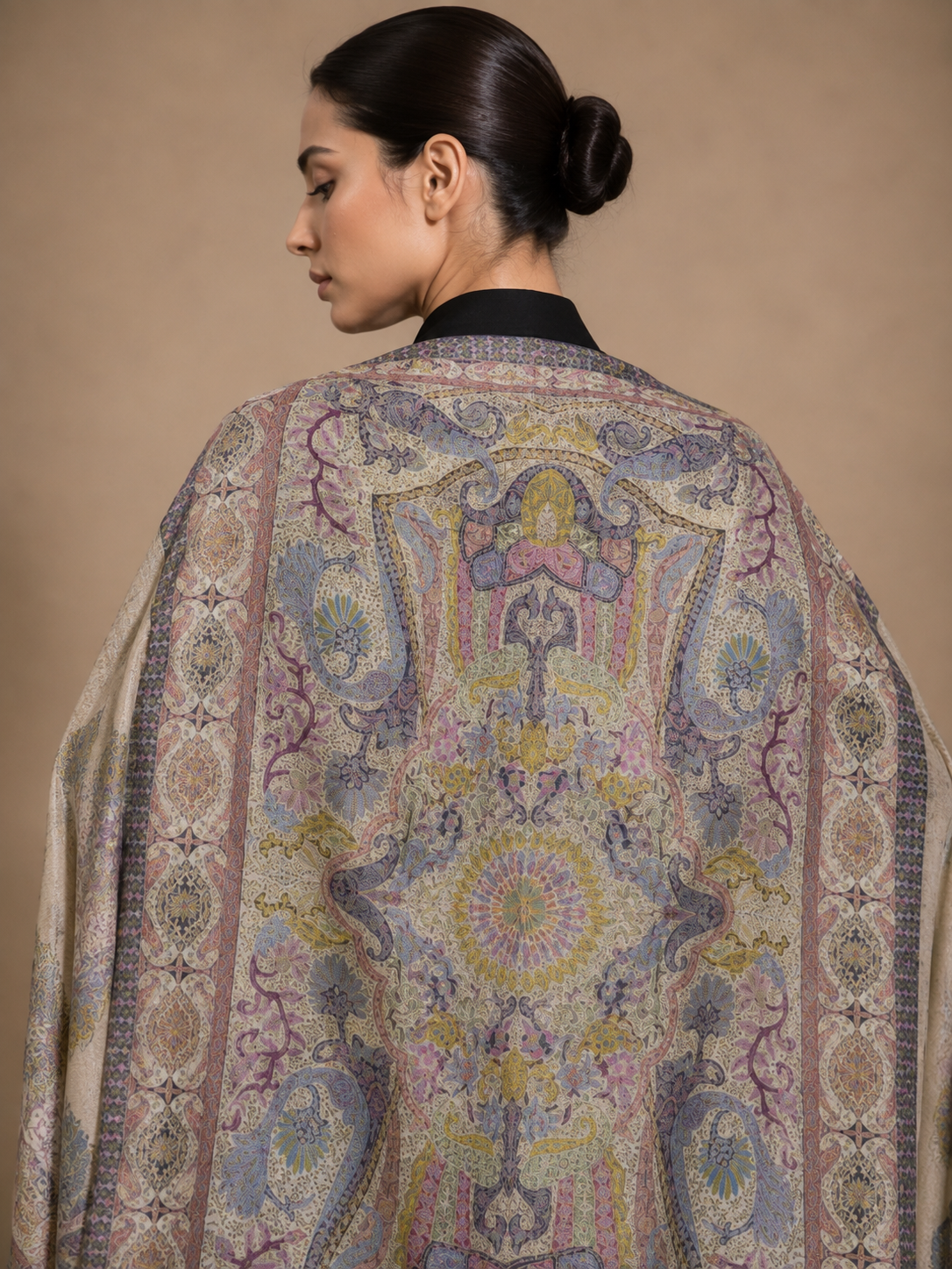 Fine Kalamkar Ari Shawl — Design 10D | 2.5 Yard