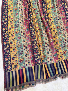 Double Beam Kani -Reverisble -Pashmina Based -Full shawl -Khartrash Design