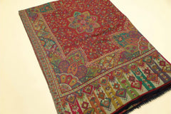 Double-Sided Kani Pashmina Stole | 28 × 80 Inches