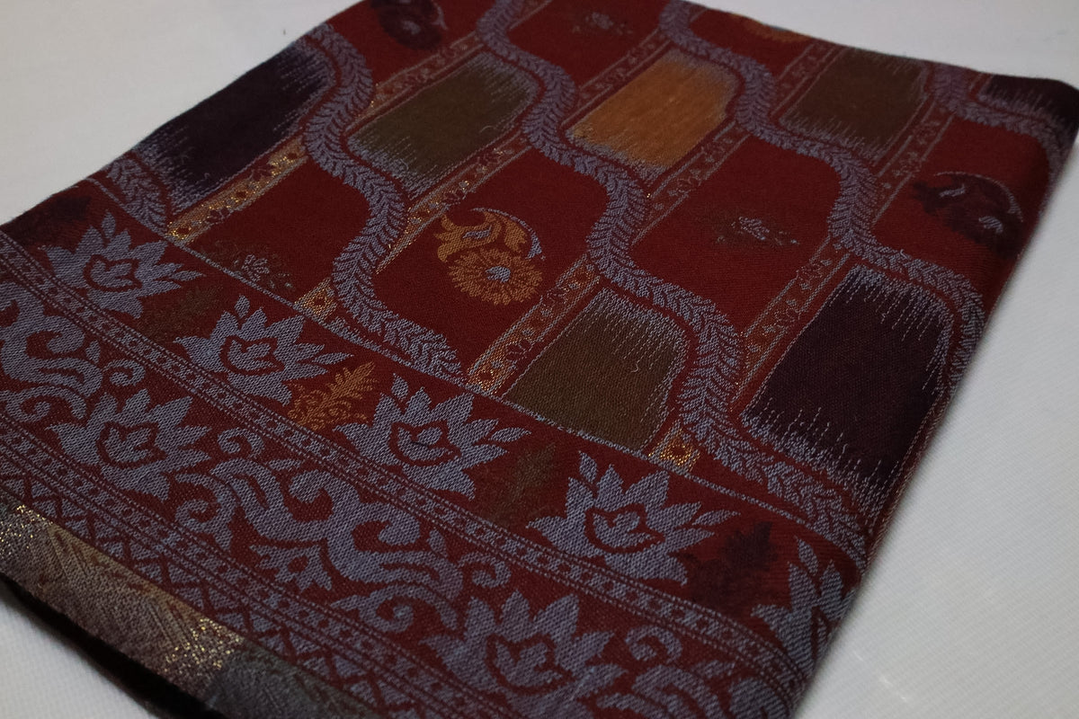 Lehri kani zari shawl