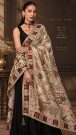 Handcrafted Silk Dupatta | Private Collection
