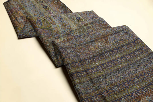Persian Kani luxury stole 28 × 80 inches – Maharaja