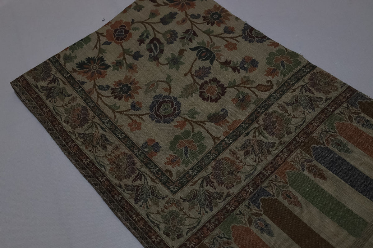 Shawl-Double gulab jaal wool