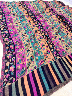 Double Beam Kani -Reverisble -Pashmina Based -Full shawl -Khartrash Design