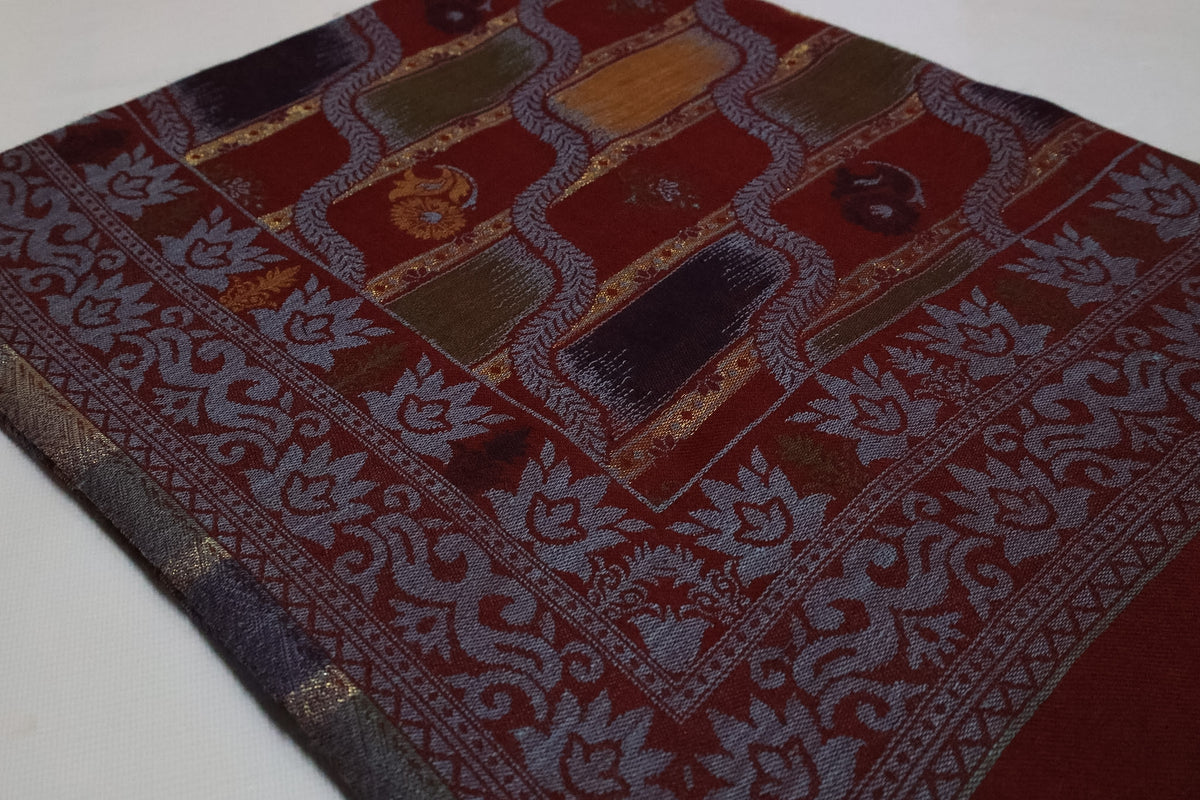 Lehri kani zari shawl