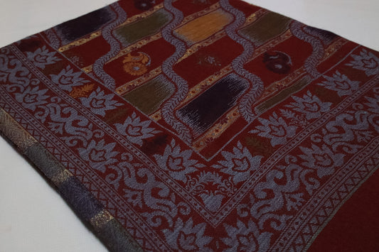 Lehri kani zari shawl