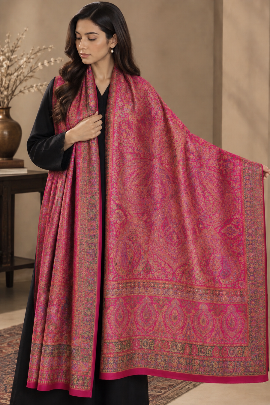 Meenakari -pink