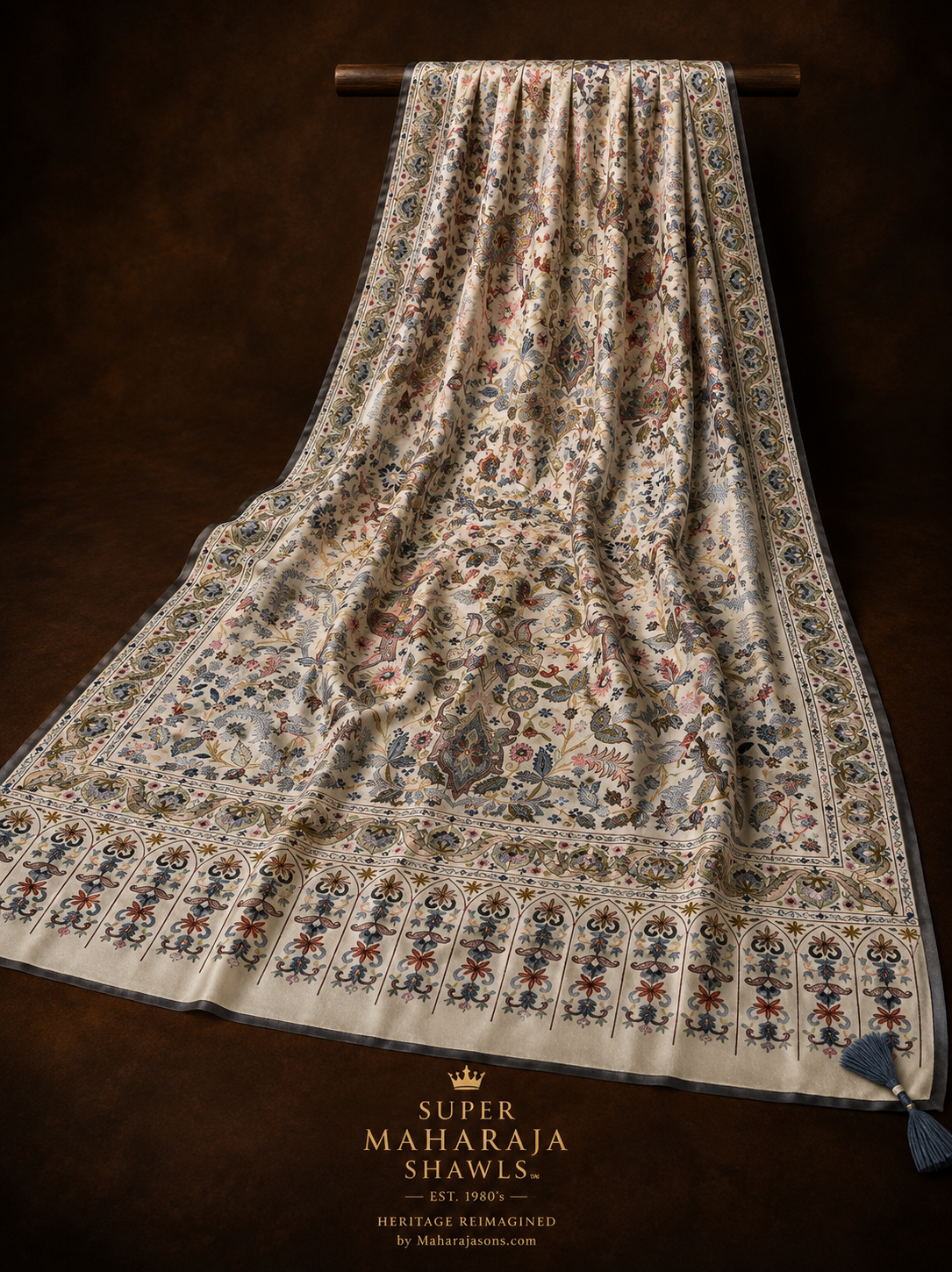 Premium handmade silk doppatta