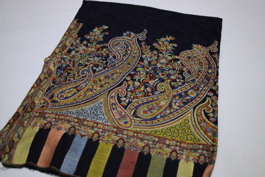 Royal Midnight Paisley Shawl