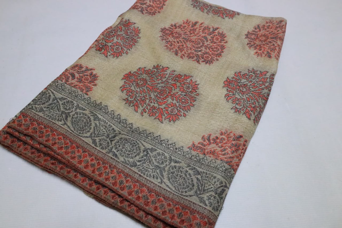 Rust Motif Heritage Shawl