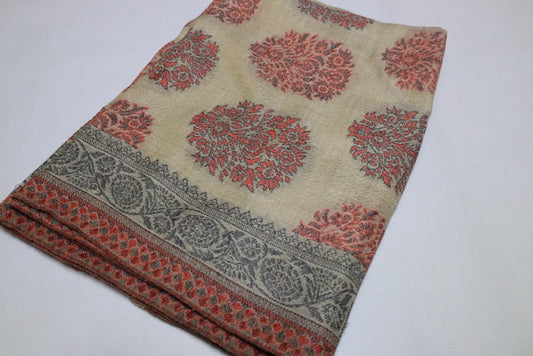 Rust Motif Heritage Shawl