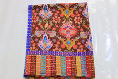 Royal Peacock Garden Printed Shawl – Multicolor